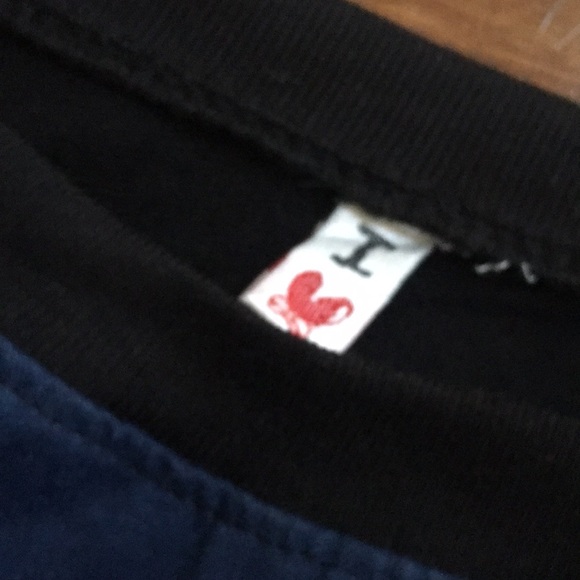 IDGAF Long Raglan Sleeve Top Small Medium Black - Picture 4 of 8